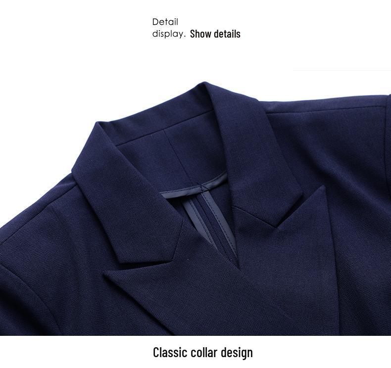 Set Costum Profesional de Vară pentru Femei - Îmbrăcăminte de Lucru High-End pentru Magazin de Bijuterii sau Magazin de Aur