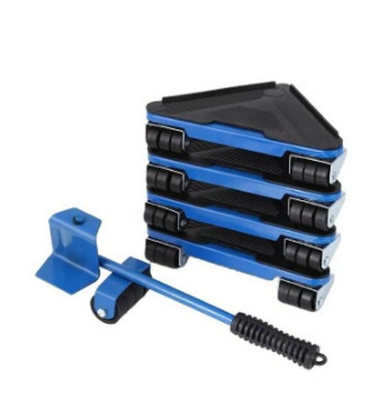 Heavy-Duty Furniture Moving Pulley System - Labor-Saving Tool for Bed and Object Relocation