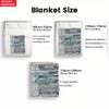 To My Mom Love Letter Print Flannel Blanket, Soft Warm Throw Blanket from Daughter, Mother's Day Birthday Gift, Cozy Home Decor