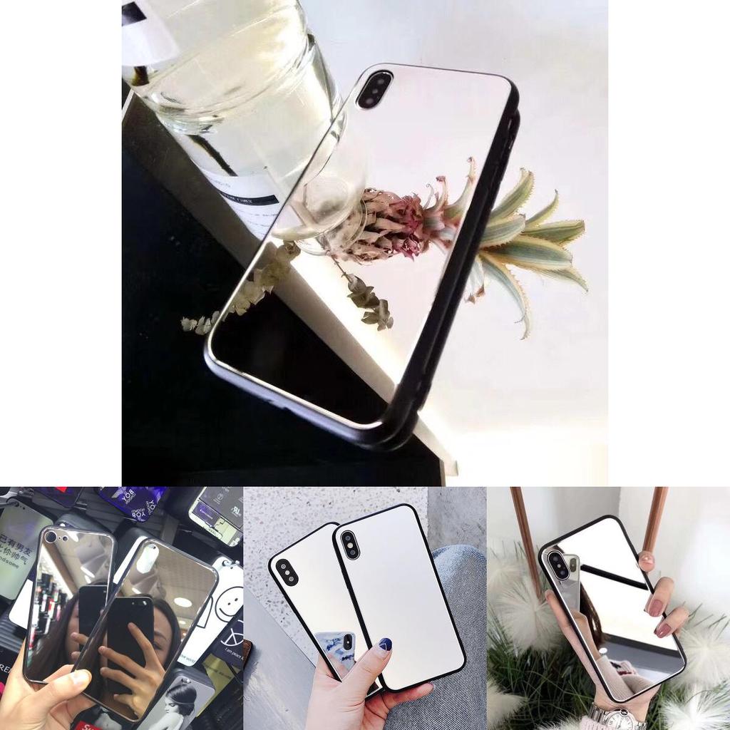 Crystal Classic Clear With Luxury Girls Mirro Soft Shell For Iphonex 78 Plus