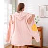 Hooded Wearable Bath Towel Skirt for Adults - Soft & Absorbent Bathrobe for Daily Use