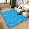 3D Ocean Seawater Beach Water Area Rug,Carpet Rug for Living Room Bedroom Sofa Doormat Decor,Kid Play Crawl Non-slip Floor Mat