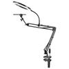 Adjustable Overhead Phone Mount With Rings Light Camera Arm Stand for Video Recording Live Streaming Art Craft