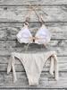 Women's European-American Sexy Cross-Back Bikini Swimsuit