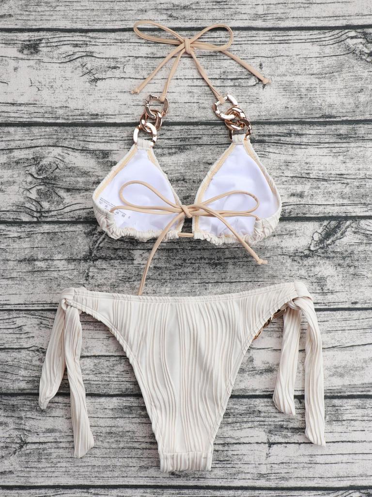 Women's European-American Sexy Cross-Back Bikini Swimsuit