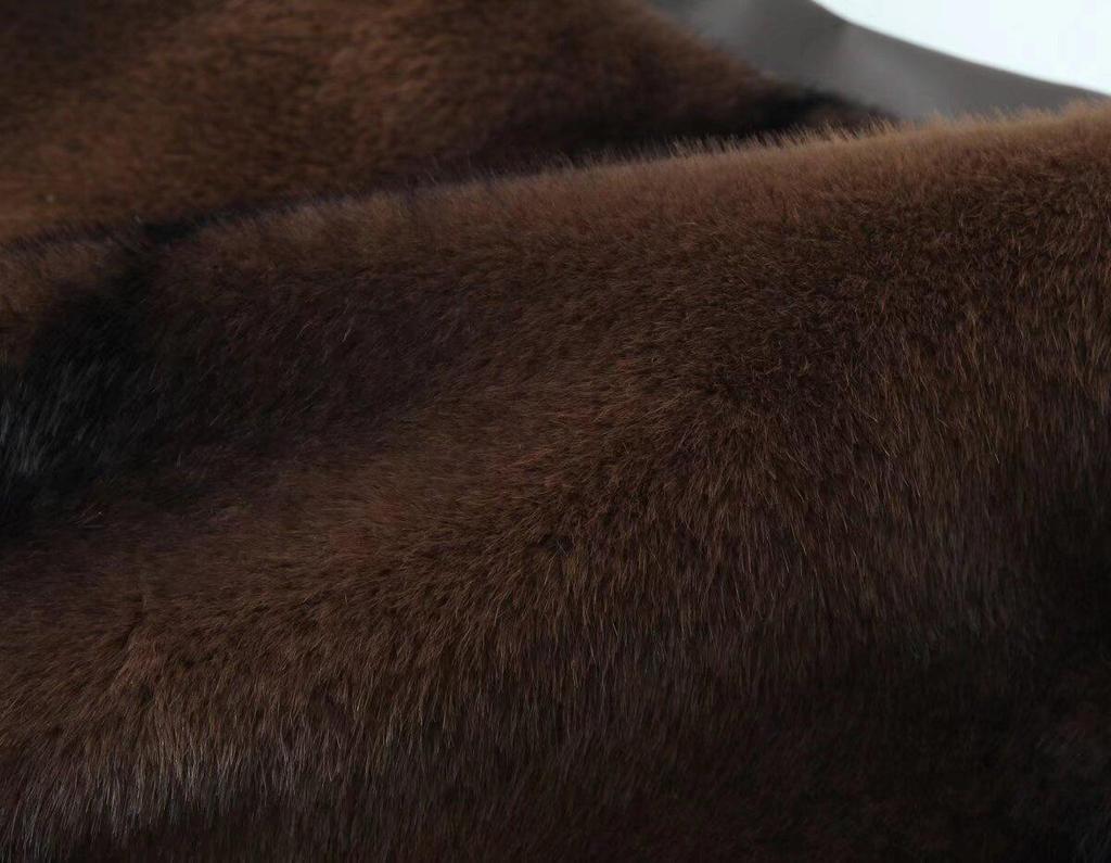 2024 Winter Women's European & American Style Faux Fur Mini Skirt