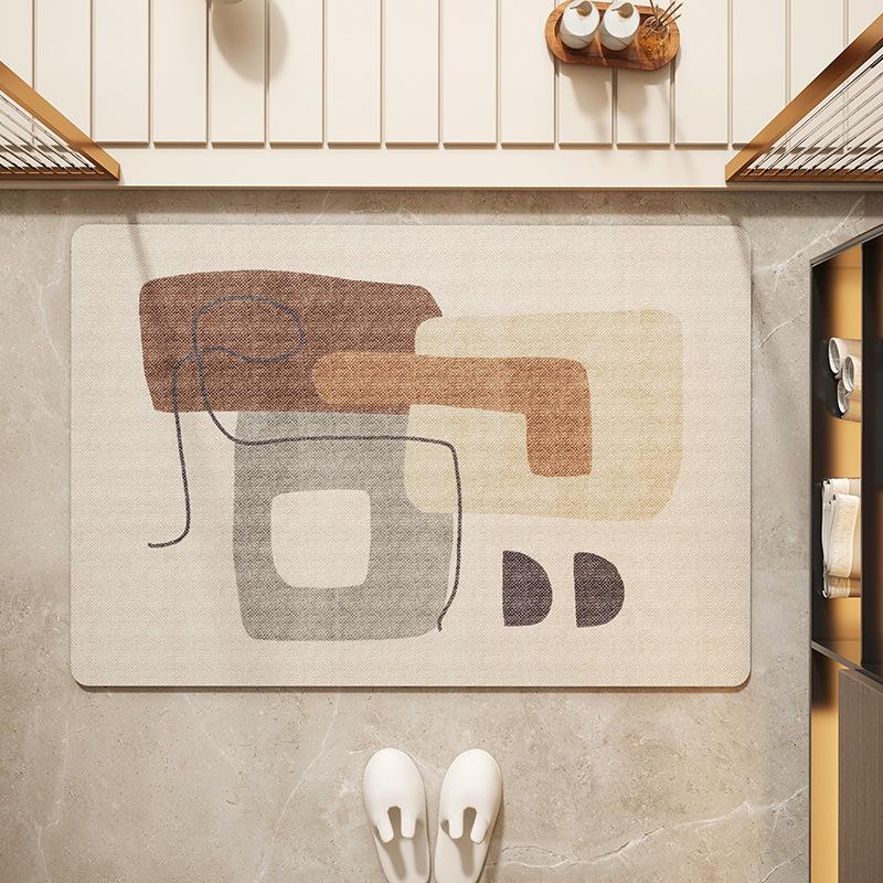 Bathroom Absorbent Mat Kitchen Mat Bathroom Foot Mat Quick Drying Bathroom Absorbent Floor Mat