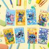 Stitch Party Notebooks Set With Pink Cartoon Design For Students Kids And