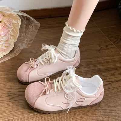 Ugly Cute Ballet Puff Board Shoes Women's Moral Training Spring and Summer New Chic Niche Versatile Student Sports