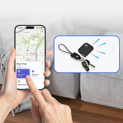 Wireless Charging Item Card Finder IPX68 Waterproof Works for Apple Find My Wallet Anti-loss Card for Effortless Wallet Tracking