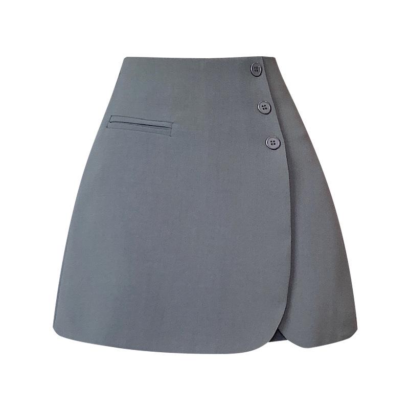 Women’s Summer High Waist A-line Skirt - 2025 Fashion Irregular Slim Fit Midi Skirt