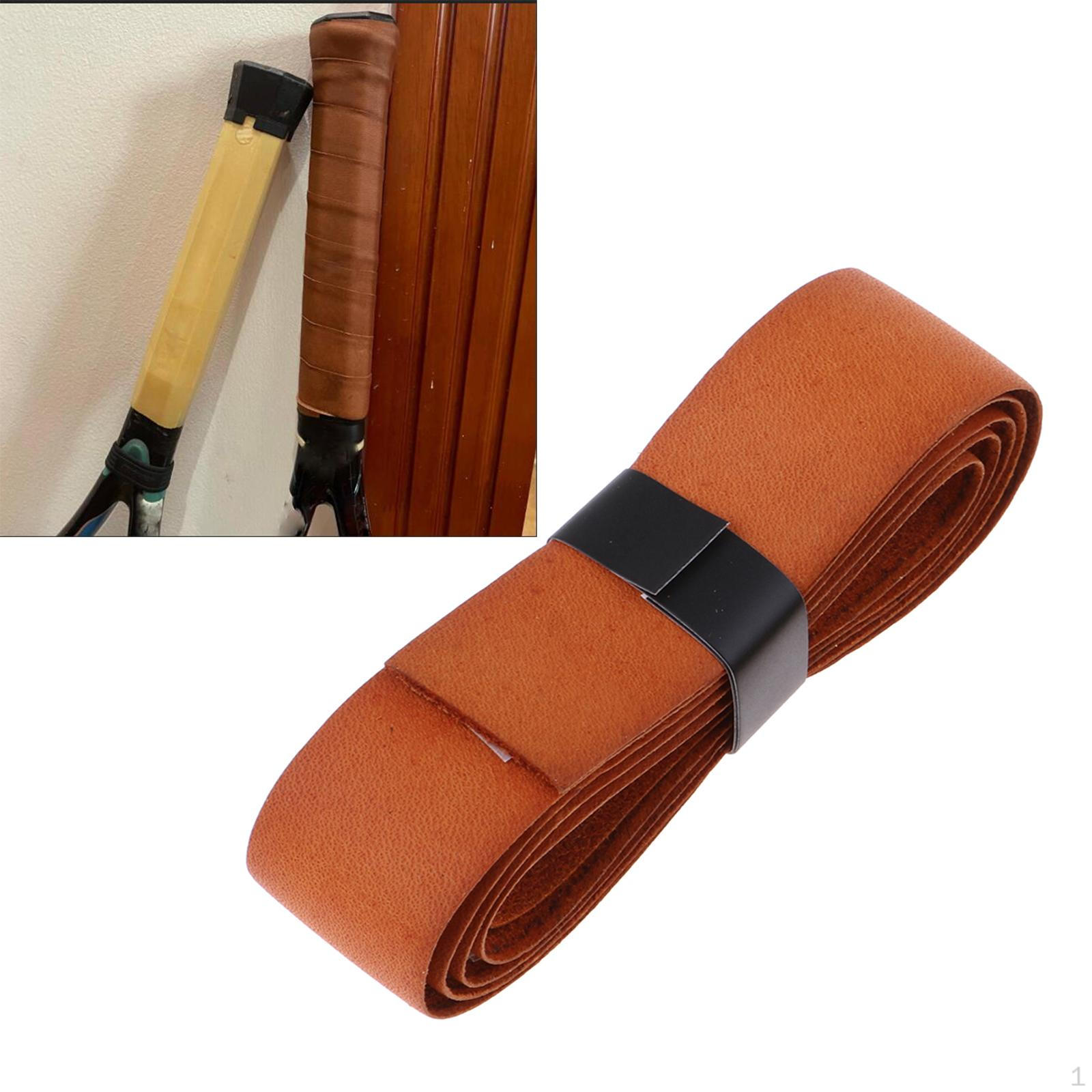 

Tennis Grip & Racket - Tennis/Badminton/ for Racquet Leather Handle Grips 1.1Meters