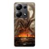 Phone Case - MANIACASE - Xiaomi Redmi Note 13 Pro 4G - Silicone - Black - Naruto Kurama