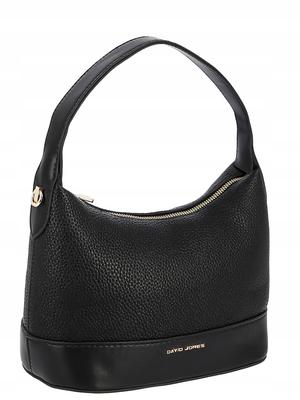 David Jones Damen Mini-Umhängetasche, Öko-Leder, Schwarz