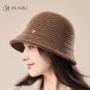 Women's Warm Knitted Bucket Hat