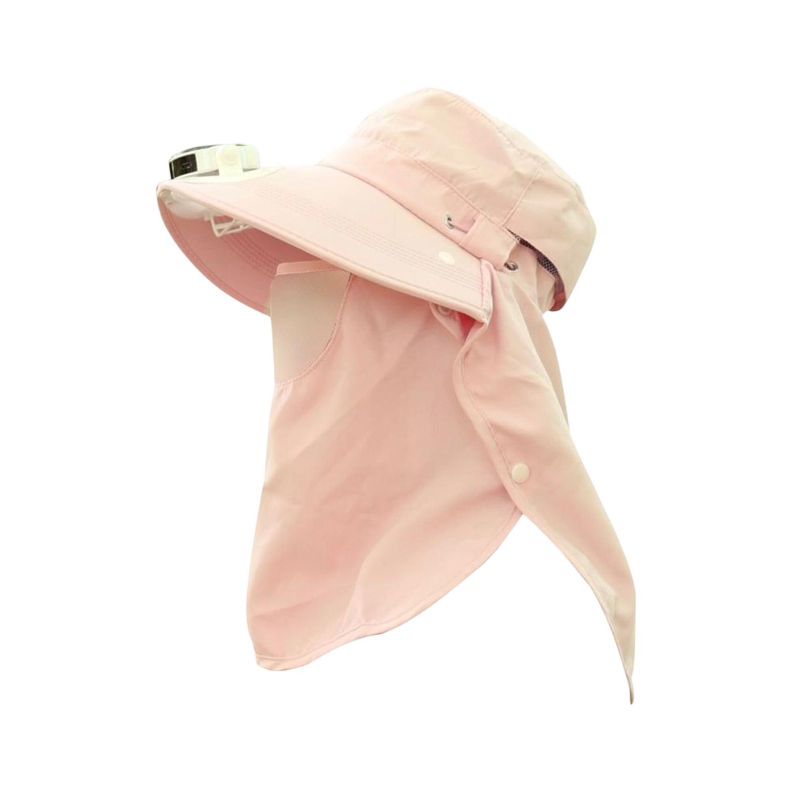 

Solar-Powered Fan Hat — Portable Cap With Built-in Fan | Summer Outdoor UV Headwear | Hands-Free Sun Gear For Gardening & Hiking One Size рожевий