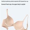 Nahtloser Push-Up Pfirsich-BH: Weich, Stützend, Anti-Durchhängen, Seitenglättend, Mittelstarke Cups, Ohne Bügel