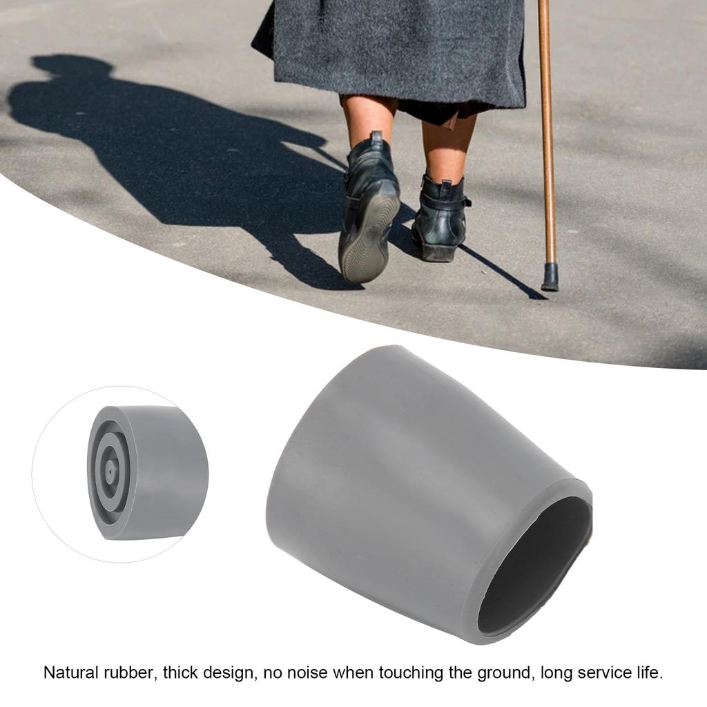5 Pcs Crutch Tips Thick Rubber Single Angle Cane Foot Cane Walking Stick Crutch Foot Pad