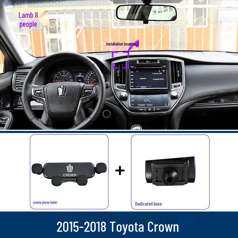 Toyota Crown Phone Holder Clip-On for Car Navigation
