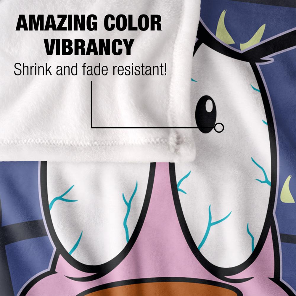 Courage The Cowardly Dog Silky Window Supersoft Blanket