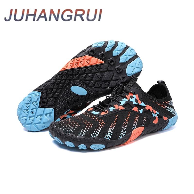 Men Women Quick-Drying Beach Aqua Shoes Barefoot Water Shoes Man Aquatic Sneaker Sports Athletic Walking Shoes Anti-Non Slip
