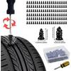 Tire Repair Nails Kit for Car/Motorcycle/Truck – Fast Self-Service Tire Repair Tools, Screw in Tire Repair Plugs with Box and Screwdriver, Vacuum