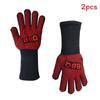 Luvas Resistentes ao Calor para Churrasco com Pegada de Silicone para Grelhar e Cozinhar ao Ar Livre