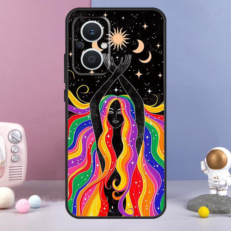 

Психоделический Лист Арт Чехол Для OPPO Reno 13 F 11F 12F 14F 10 11 12 14 Pro 7 8 Lite OPPO Find X6 X5 X8 X9 Pro Чехол OPPO Find X5 Pro