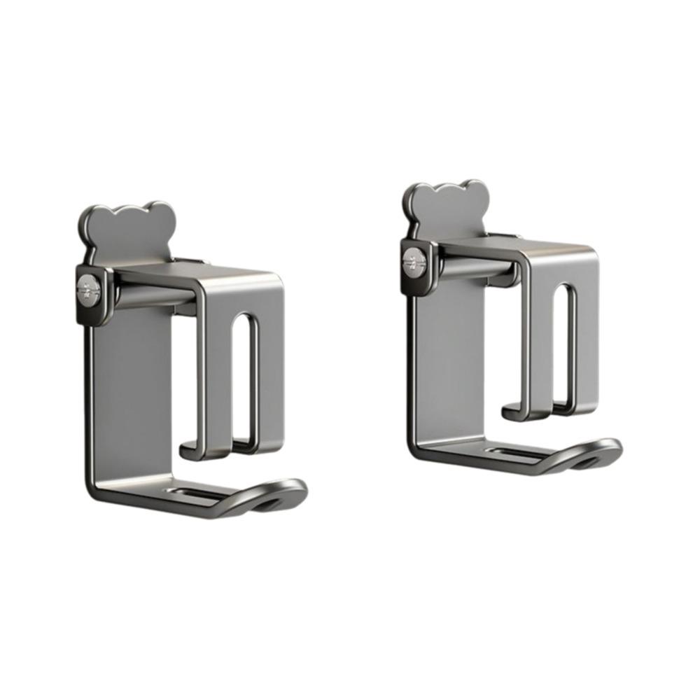 2 Pieces Wall Mounted Basin Storage Rack Carbon Steel Washbasin Organizer Wash Basin Hooks  Bathroom серый