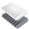 2 PCS Soap Dish, Silicone Soap Dish, Shower, with Drain, Soap Dish, Soap Dish Box for Shower Bathroom Kitchen, Soap Drainer, Easy Cleaning