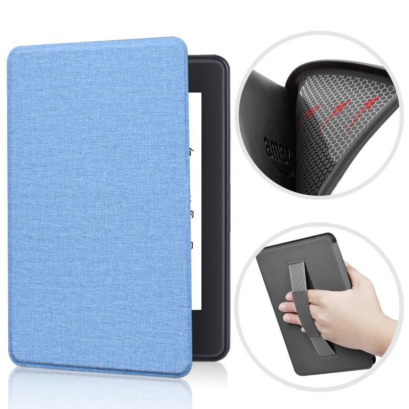 

2024 Тканевый узор 7-дюймовый защитный чехол из ТПУ для Kindle Paperwhite 12-го поколения 7-inch Handheld TPU Fabric Pattern небесно-голубой