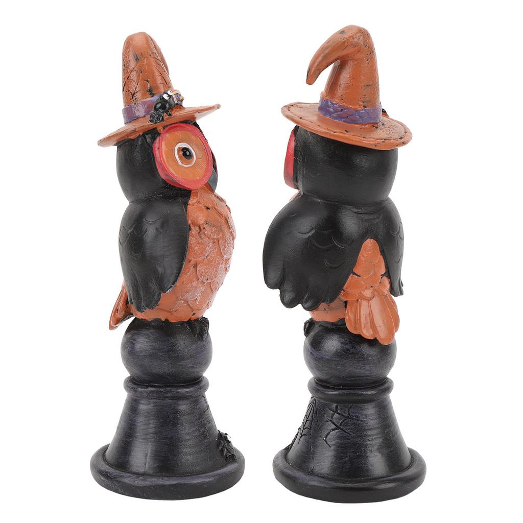 Gotische Eulenstatue, Schreibtischdekoration, Foto-Requisiten, gotisches Eulen-Ornament für Wohnzimmer, Eingang, Fernseher