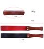 Handle Female Training Tool Butt Beating Horsewhip Pu Leather Racket Red Black Belts