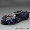 1:32 Apollo IE EVO Alloy Model Toy Diecast Car Doors Opened Sound Light Pull Back Miniature Rubber Tires Cars Kid Christmas Gift
