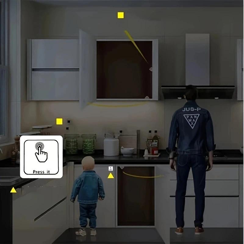 1 ks Skříňkové západky Dveřní zarážka Odskakující Magnetická zásuvková západka Dveřní zavírač Nábytkové kování Příslušenství pro Šatník Kitc