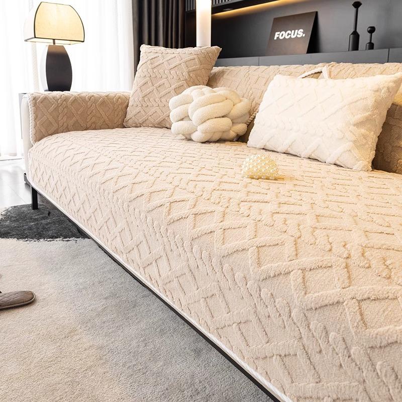 Pernă de canapea 2025 nouă universală pentru patru sezoane anti-alunecare pernă de șezut husă de canapea high-end de lux ușor husă simplă de praf