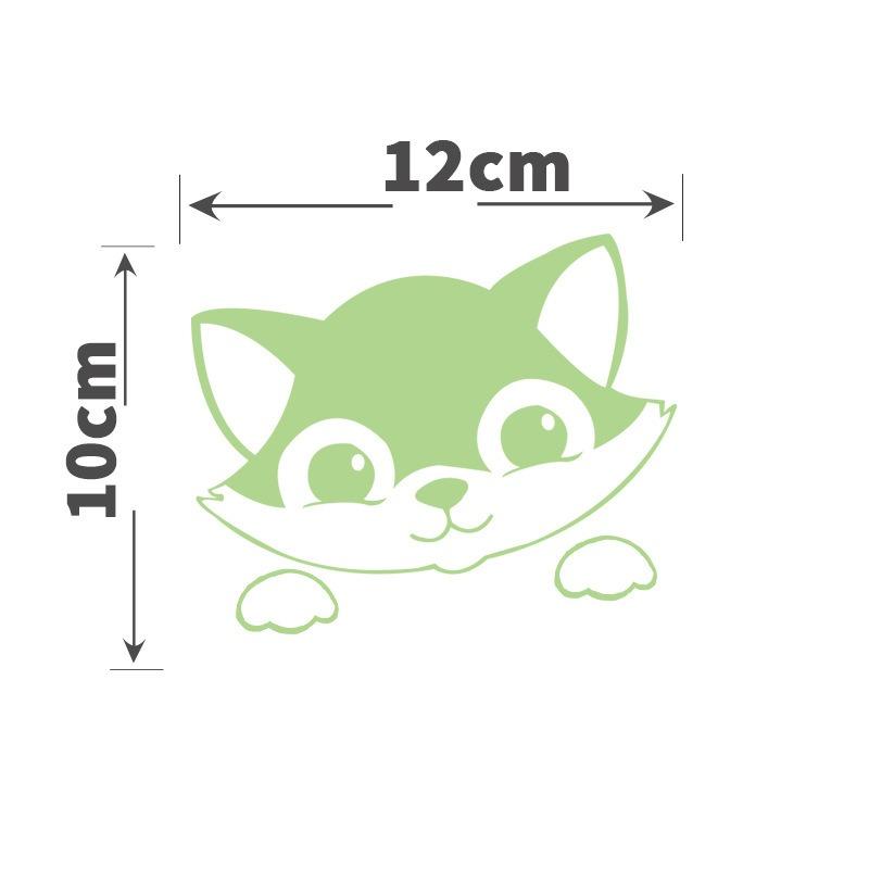 1PC Kinder Schalter Aufkleber Leuchtende Licht Aufkleber Kinderzimmer Dekor Fee Sterne Katzen PVC Aufkleber