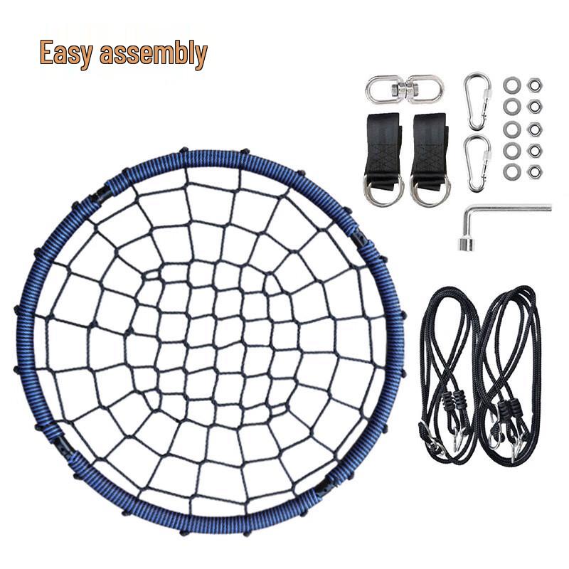 80cm Round Rainbow Bird Nest Swing