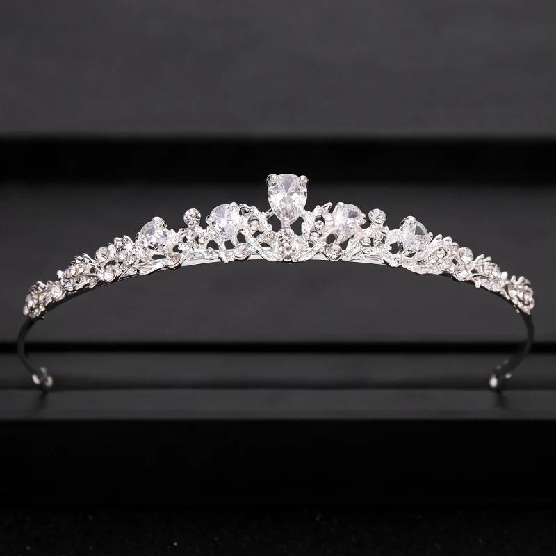 Wedding Crown Hair Jewelry Bridal Hair Accessories Women Baroque Crown Rhinestones Crystal Tiaras Bride Queen Party Crowns Gift