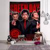 Rock Band GGreen Day Bedruckter Großer Wandteppich Kunst Science-Fiction-Zimmer Heimdekoration Dekor Decke