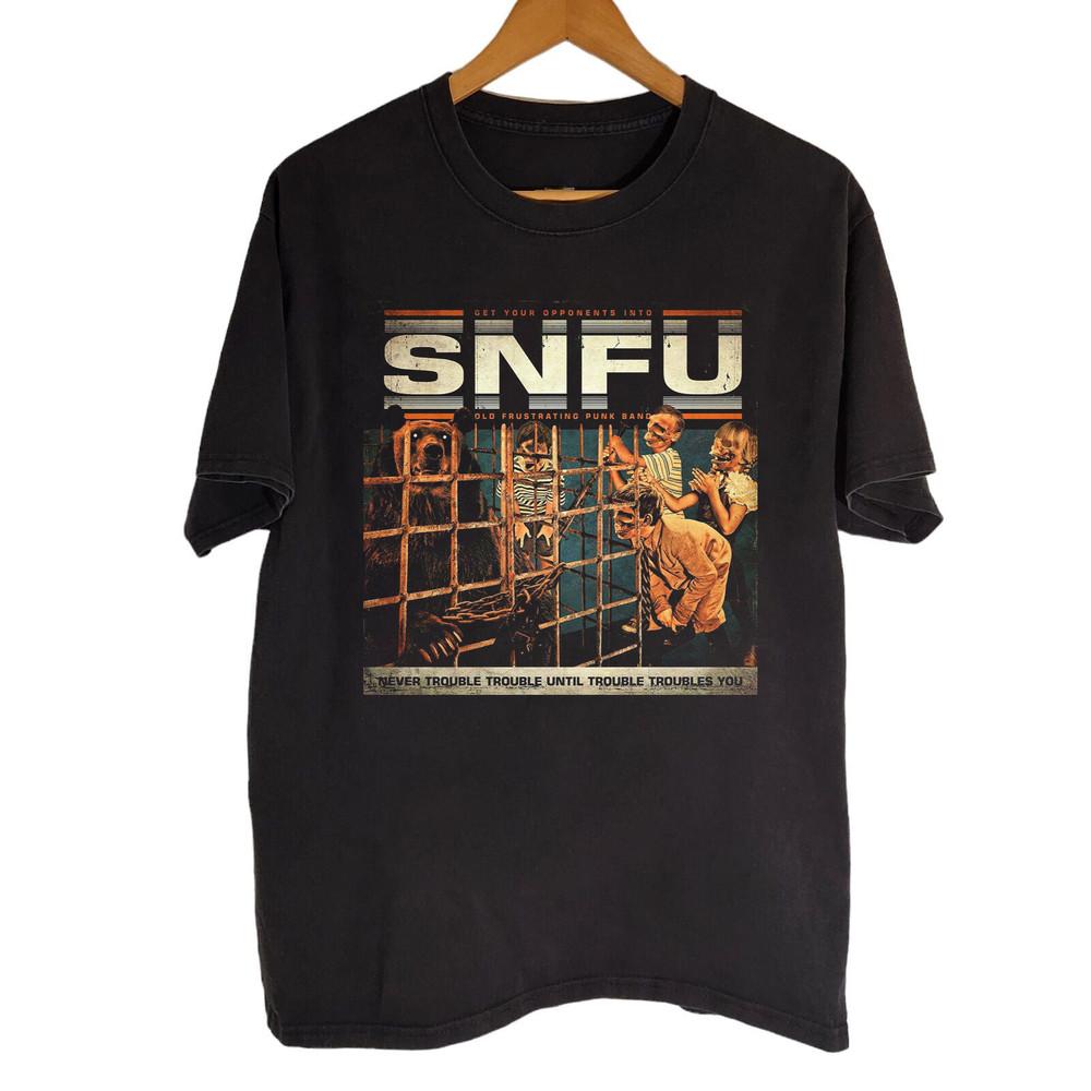 

ГОРЯЧИЙ! Футболка унисекс SNFU Band Черный Хлопок Все размеры S-5XL Футболка AD304 XXXL