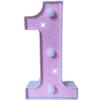 Pink LED Letter Light for Celebrations and Proposals