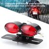 LED Bremsrücklicht Universal Retro Doppel Oval Blinker Kennzeichenleuchte Motorrad Umbau