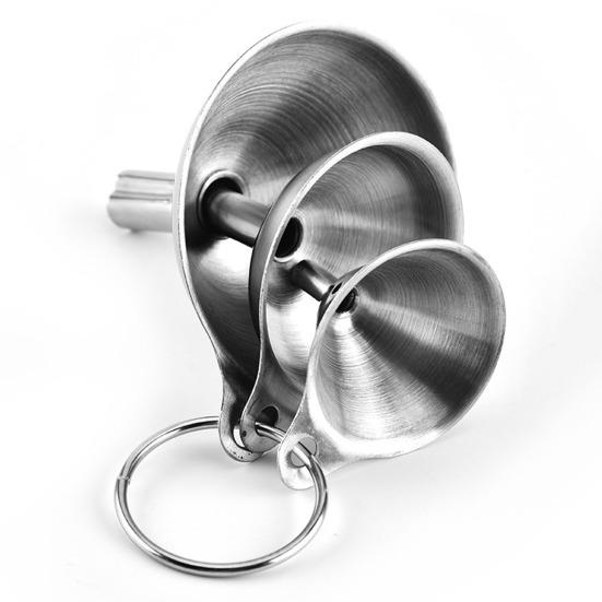 3 bucăți/set pâlnie din oțel inoxidabil cu gură lată Filtru Gadgets Filtru unelte de bucătărie