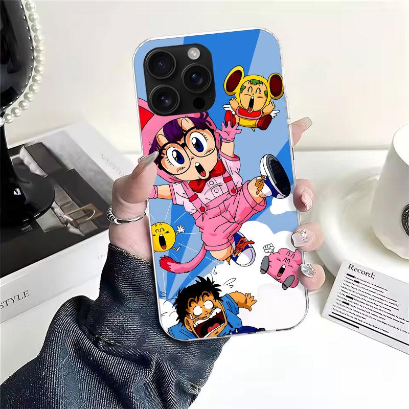 Arale Dr Slump For iPhone 17 Air 16 15 14 Plus 13 Mini 12 11 Pro Max Phone Case 16E 7 Print 8 SE Fundas Cover Soft Coque 16 15 1