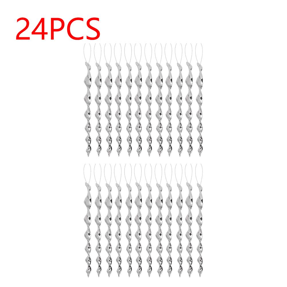 12/24/48Pcs Bird Repellent Stick Hanging Rotating Rod Wind Spiral Bird Repellent Scarer Household Decoration Garden Accessories