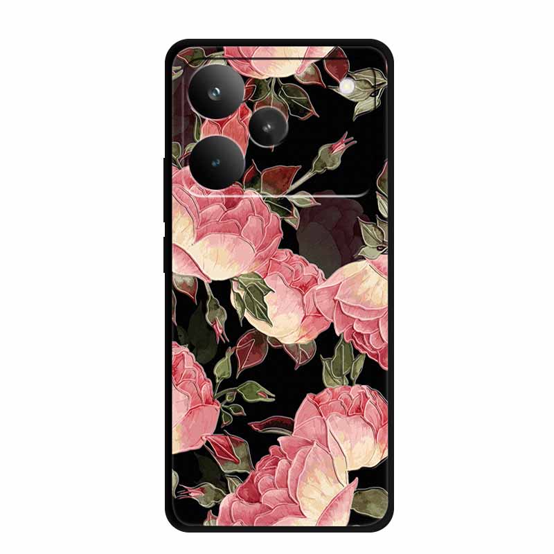 3D Hoesje Voor Realme P4 Pro 5G Telefoonhoesje P4Pro Coque Reliëf Bloemen Siliconen Zachte Achterkant Voor Realme P4 Pro Hoesje P 4 Pro
