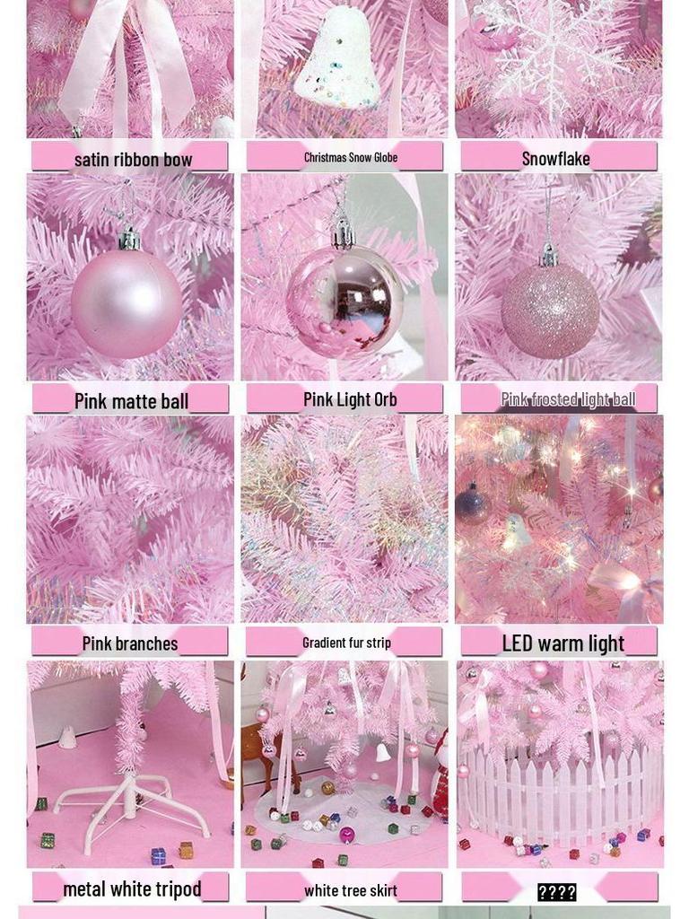Christmas Tree Set with Window Decorations (60cm, 1.2m, 1.5m, 1.8m, 2.1m)
