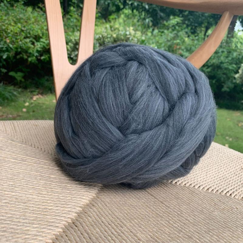 1000g Ball Super Chunky Wollgarn Bulky Garnstrang Hand-/Armstrick Decke Garn Heimwand Dekoration