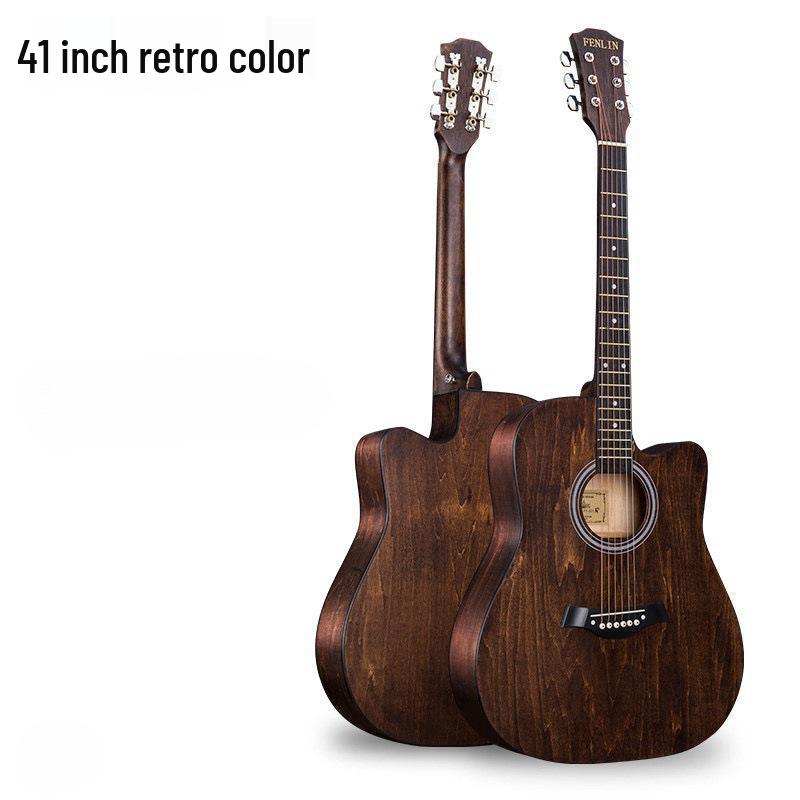 38" & 41" Wooden Beginner Practice Guitars In Stock